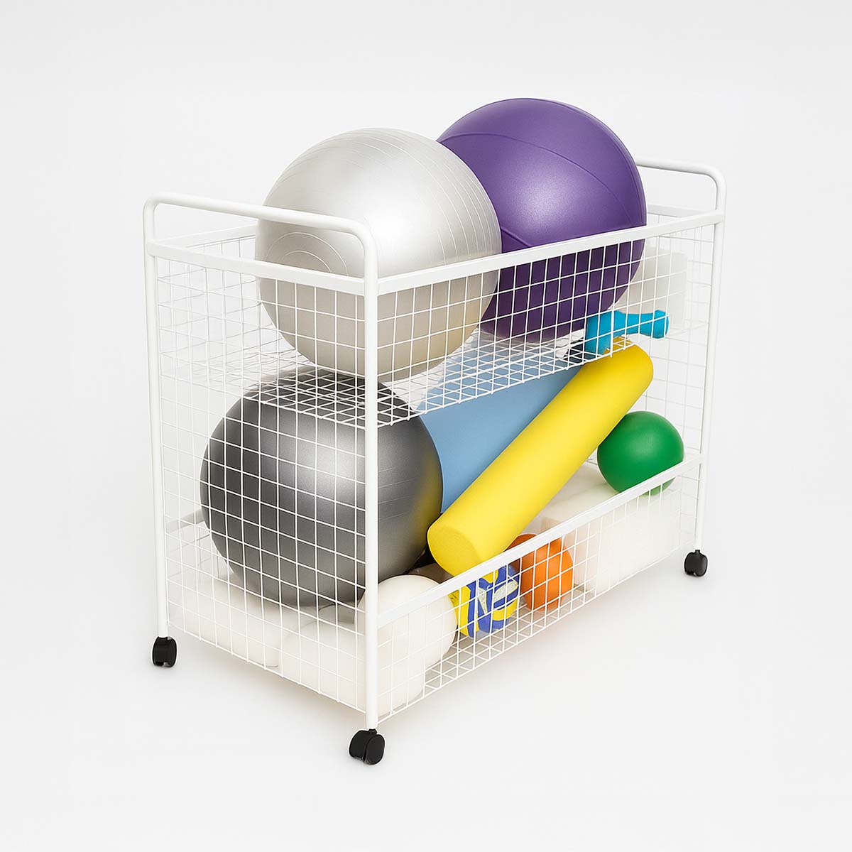 Mesh Exercise Trolley Storage